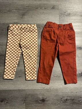 [Lot of 2] Toddler Pants Size 3T | Unisex | Hanna Andersson | Baby GAP